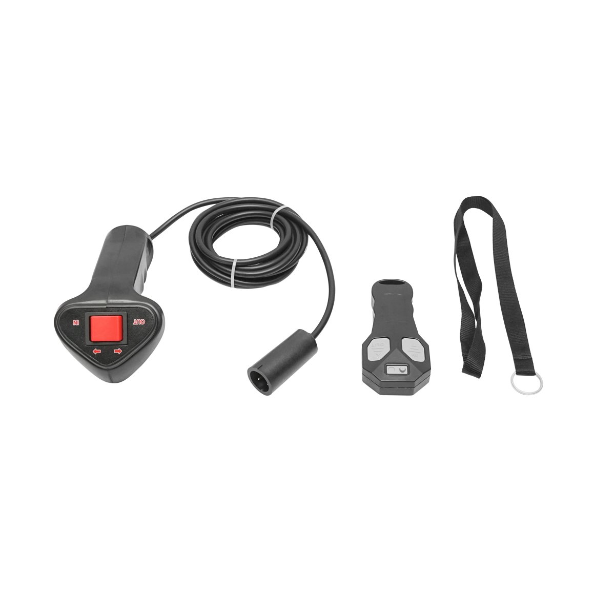 Troliu hidraulic complet cu telecomanda, cablu otel, tensiune alimentare 12V, sarcina maxima 6T (13300lbs)